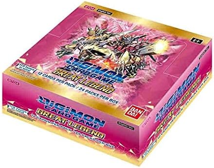 digimon bt04 booster box Great Legend The card contents are randomly assembled BANDAI Digimon Card Game Booster