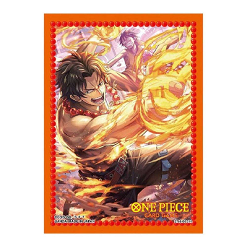 One Piece : Sleeves : [Assortment 10] Portgas.D.Ace Sleeves  El Cardboard,  Trading Card Lounge