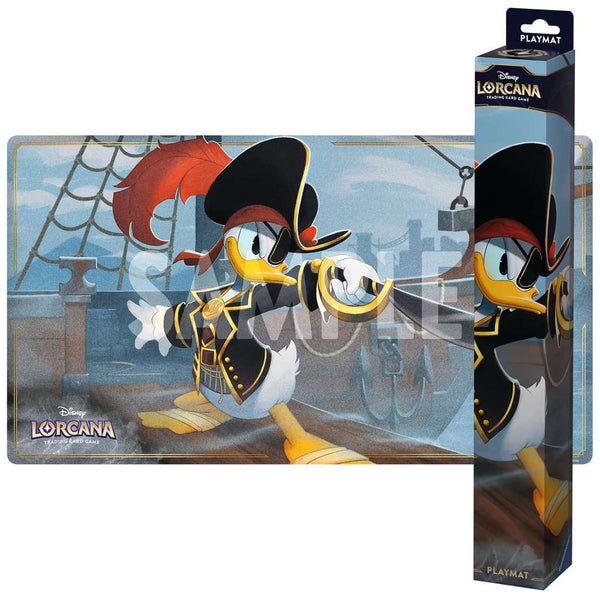 Ravensburger Disney Lorcana TCG Playmat Featuring Donald Duck : Buccaneer by Federico M. Cugliari