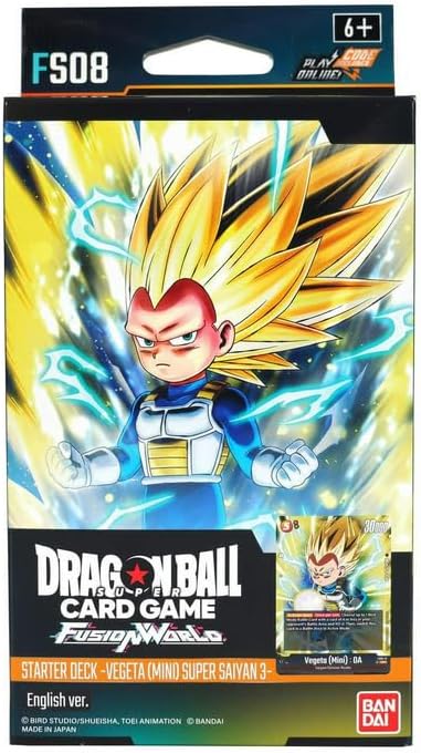 Dragon Ball Super : Fusion World : Starter Deck 8 : Vegeta (Mini) Super Saiyan 3 (FS08)