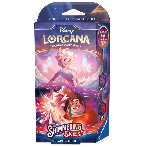 Disney Lorcana : Shimmering Skies : Starter Deck : Amethyst & Ruby