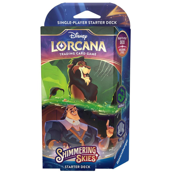 Disney Lorcana : Shimmering Skies : Starter Deck : Emerald & Steel