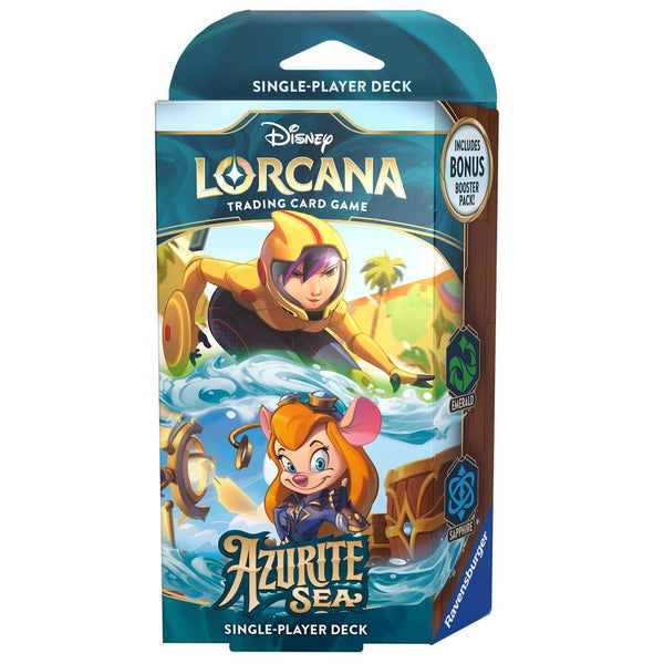 Disney Lorcana : Azurite Sea : Starter Deck : Emerald & Sapphire