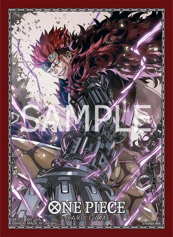 One Piece Card Game Official Sleeves: Assortment 9 - Eustass"Captain"Kid (70-Pack)
