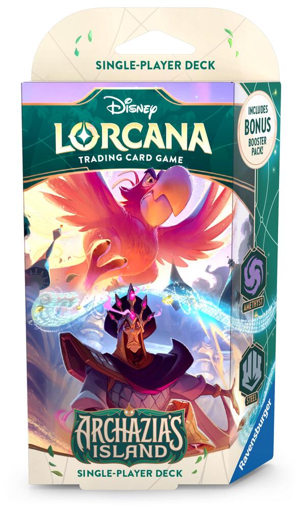 Disney Lorcana : Archazia's Island : Starter Deck : Amethyst & Steel