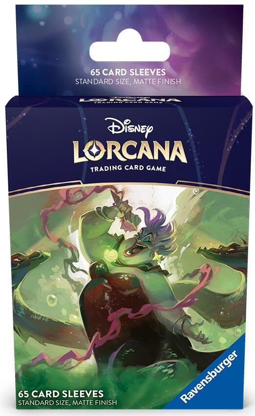 Disney Lorcana Card Sleeves : Ursula :  Deceiver of All 65-Pack