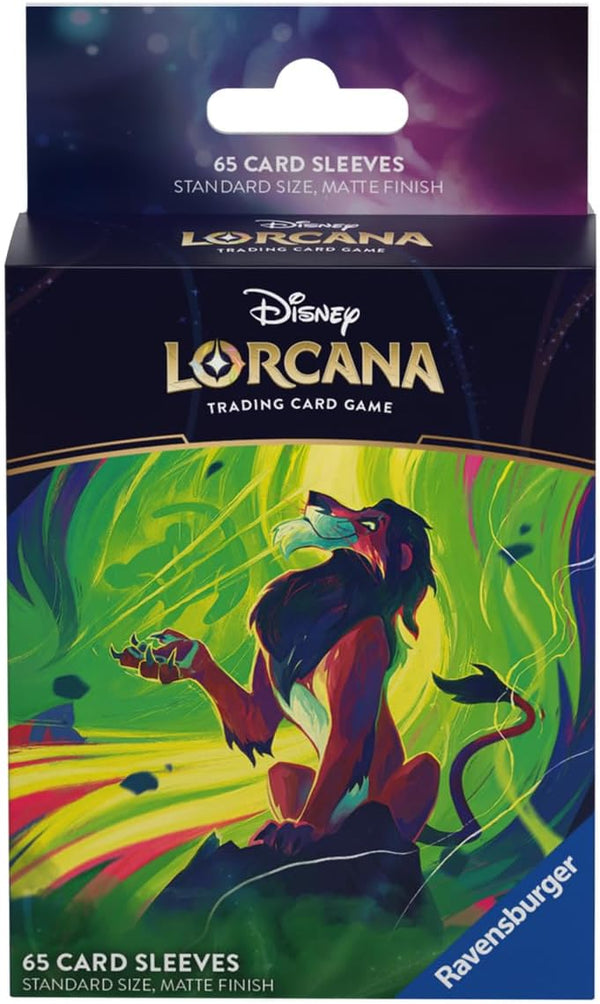 Disney Lorcana TCG : Azurite Sea Set 6 : Scar 65 Card Sleeves