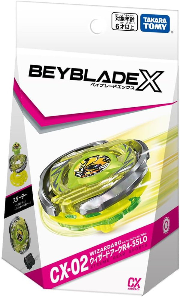 Beyblade X : CX-02 Starter Wizard Arc : R4-55LO