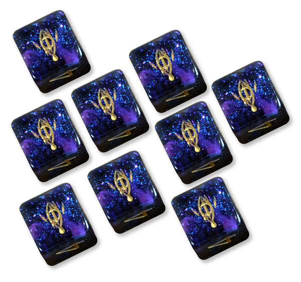 Elder Dice : Seer's Eye : Mythic Glass and Wax d6 Set