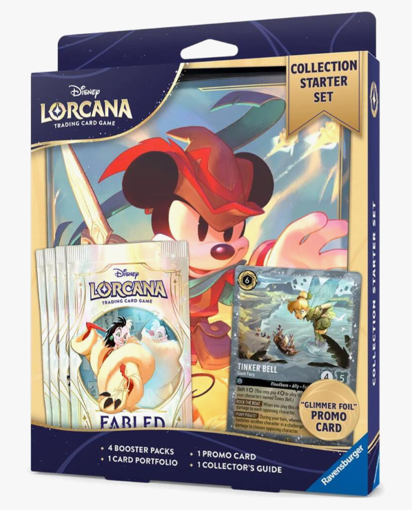 Lorcana : Collection Starter Set : [Set 9] Fabled : Mickey Mouse – Brave Little Tailor Portfolio