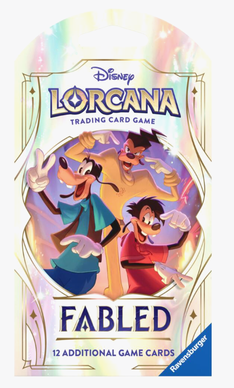 Disney Lorcana Tagged "Sleeved Booster Pack" El Cardboard, Trading Card Lounge Disney Lorcana Tagged "Sleeved Booster Pack" El Cardboard, Trading Card Lounge