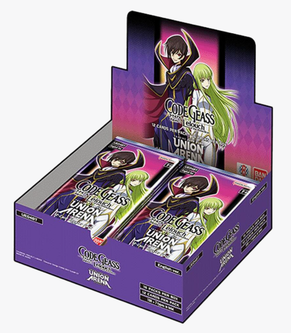 Union Arena : Booster Box : [UE04BT] Code Geass : Lelouch of the Rebellion Vol. 1