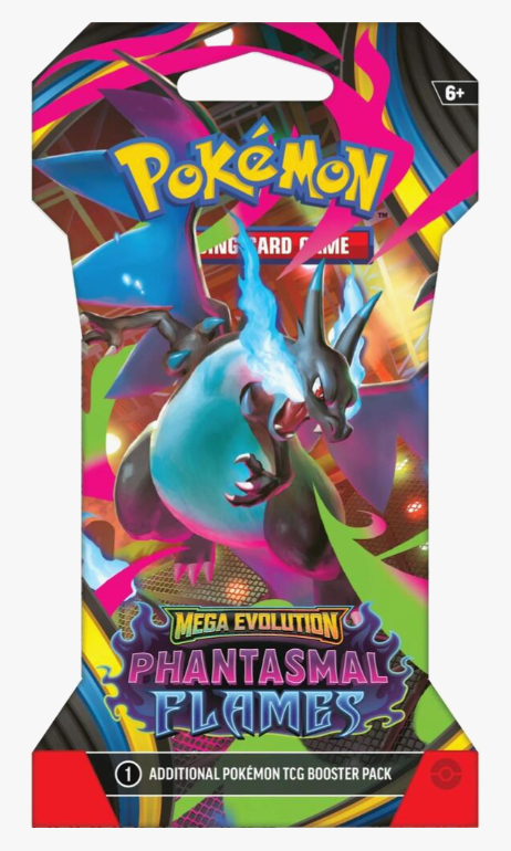Pokemon : Sleeved Booster Pack : [ME02] Phantasmal Flames