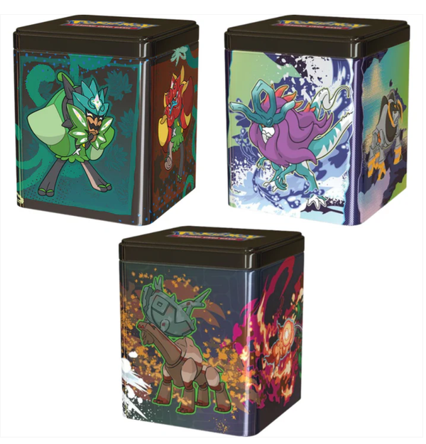 Pokemon Stacking Tin: Treasure of Ruin, Paradox, Ogerpon - Miscellaneous Cards & Products (MCAP)