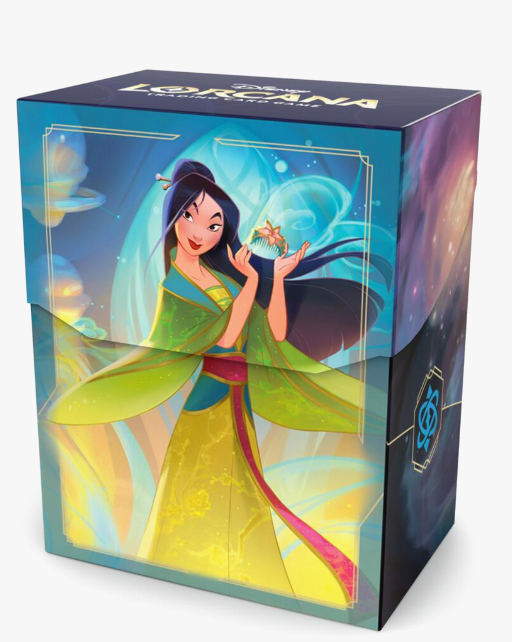 Disney Lorcana Deck Box : Mulan (With Comb)