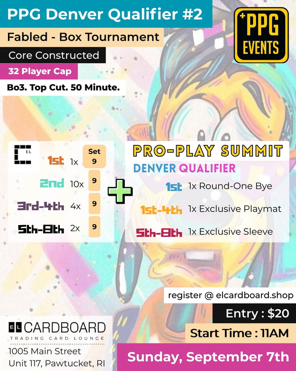 Lorcana - PPG Denver Qualifier #2 + Box Tournament [32 Player Cap]