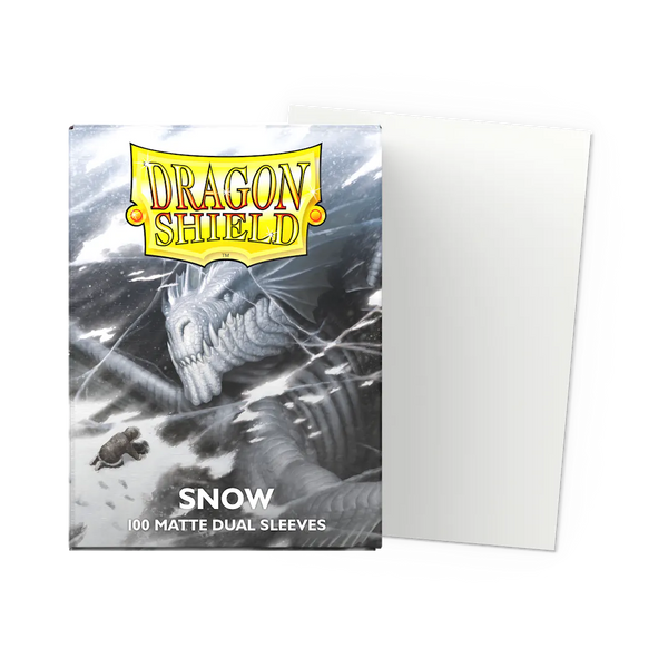 Dual Matte : Snow : Dragon Shield Sleeves